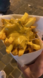 A cone of fries